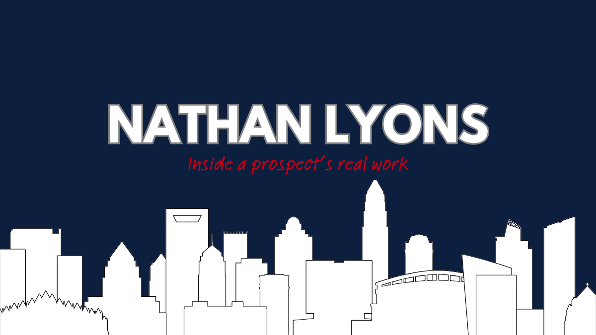 Nathan Lyons, Built For Charlotte: Inside A Prospect Whose Work Speaks Louder Than The Hype